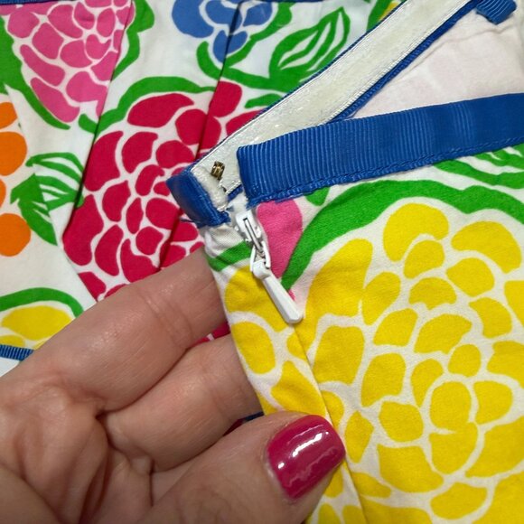 Lilly Pulitzer Strapless Floral Cael Top Multi Womens Size 8 Resortwear Vacation - Picture 2 of 6